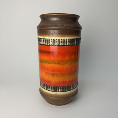 Vintage-Vase Fat Lava Germany 17 25