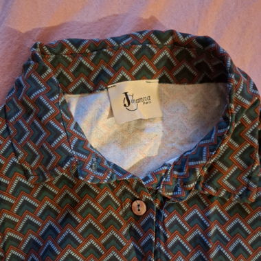 Robe tissu imprimé 