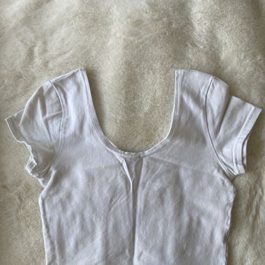 Crop top blanc 34 neuf