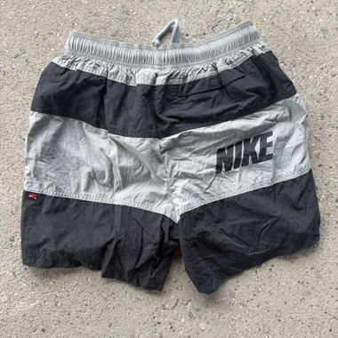 Short maillot de Bain Nike vintage noir et gris