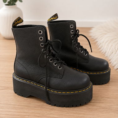 Bottes à lacets à plateforme Dr. Martens
