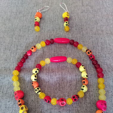 Parure Madame Peel Calavera