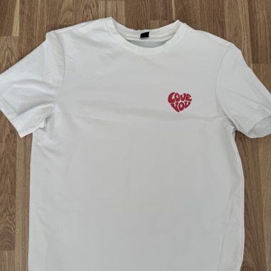T-shirt bianca con stampa