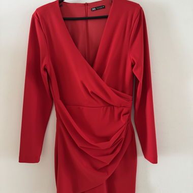 Zara Rotes Kleid - Gr. L
