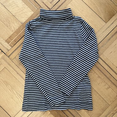 Striped Turtleneck Sweater