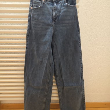 Jeans blu ampio