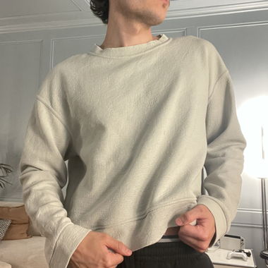 cropped sweatshirt