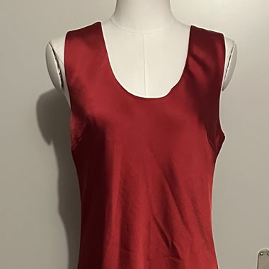 Abito in raso Samsøe rosso