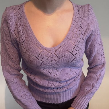 Lilac knit sweater