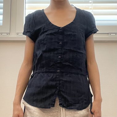 Navy blouse