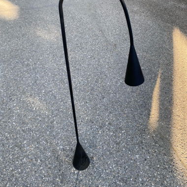 Lampada da terra nera IKEA (lampadario)