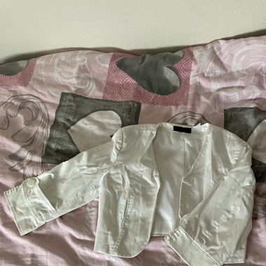 Veste courte blanche 