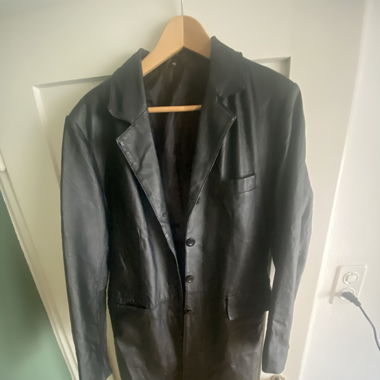 Leather coat