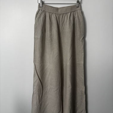 Beige Wide-Leg Zara Trousers XS