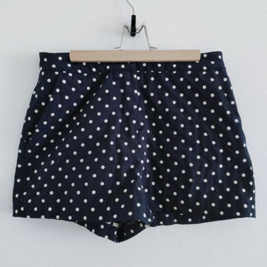 Shorts à motif à pois
