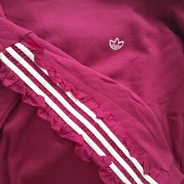 Adidas Hoodie with Ruffles