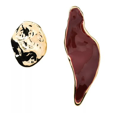 Red-gold Earrings