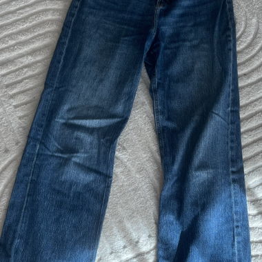 Jean large bleu