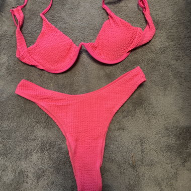Fluorescent Pink Bikini