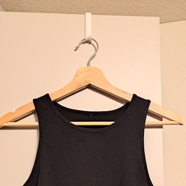 Schwarzes croptop