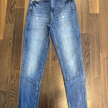 Jeans Zara con frange