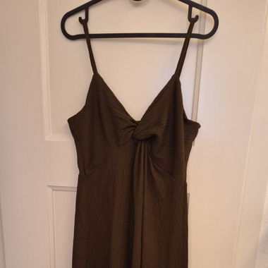 Luftiges Sommerkleid Khaki braun