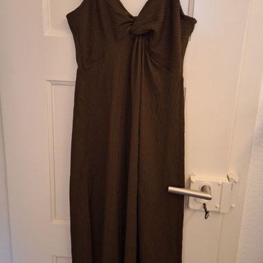 Vestito estivo leggero kaki marrone