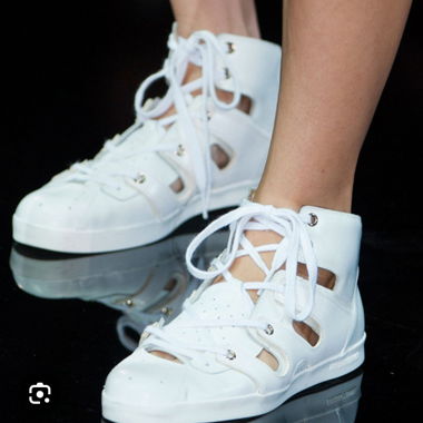 Basket Armani blanches, taille 38