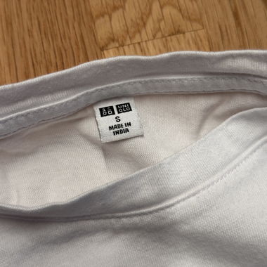 T-shirt blanc Uniqlo S
