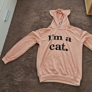 Hoodie mit Katzenorhen