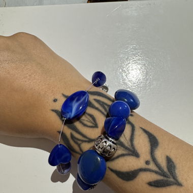 Lots de bracelets bleus 