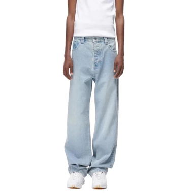 Jeans 6PM Straight bleu clair W32