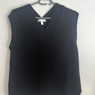 Knitted Sweater Vest H&M