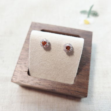NEW - S925 Citrine Earrings