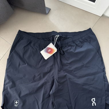 On Swiss Olympic Shorts navyblau Herren