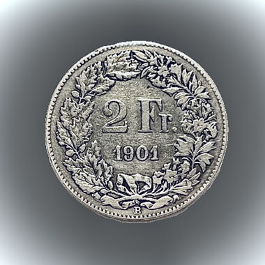 2 Franken 1901