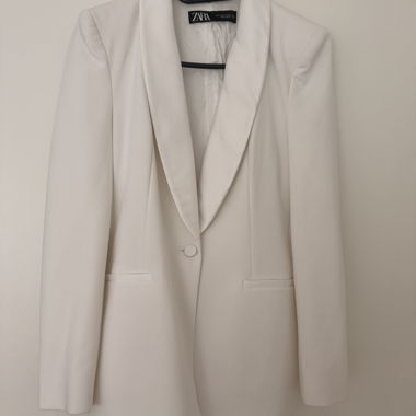 Completo blazer e pantaloni bianchi