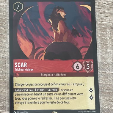 Lorcana TCG SCAR hinterhältiger Betrüger