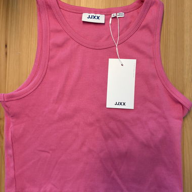 Pink JJXX Fallon Crop Tank Top XL