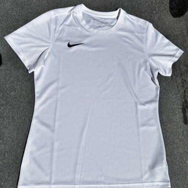 Maglietta sportiva Nike Dri-FIT bianca