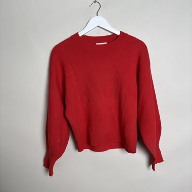 Red Knit Sweater XS