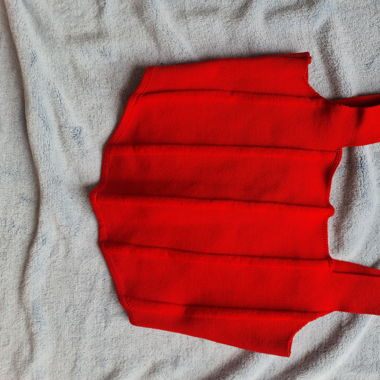 Crop top sans manches 