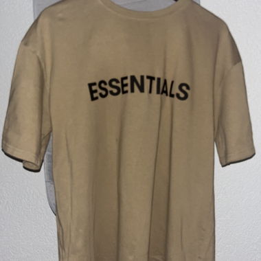 T-shirt Fear of God Essentials Harvest/Tan Taglia L
