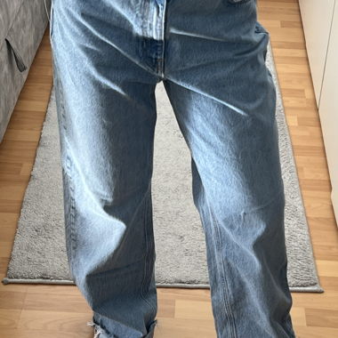 Jeans a gamba larga