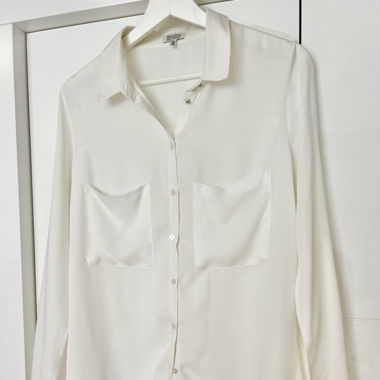 White blouse from Bershka