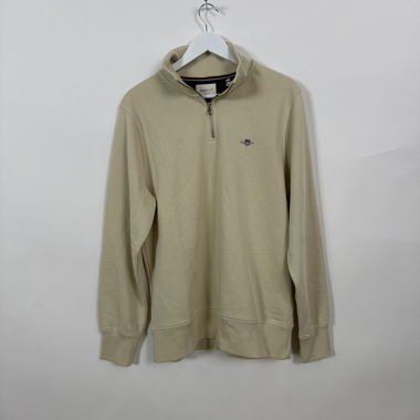 Felpa GANT con mezza zip