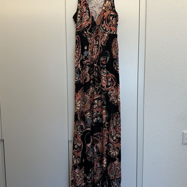 Robe longue imprimée