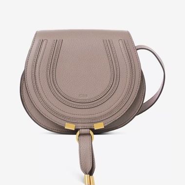 CHLOE Bag in grained leather violet