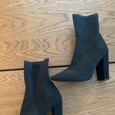 Bottines à talons noir