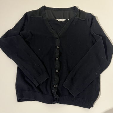 Schwarzer Naf Naf Cardigan-Gilet, Grösse S